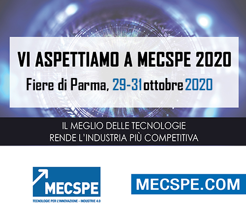 29-30-31 ottobre – Partecipiamo a MECSPE 2020