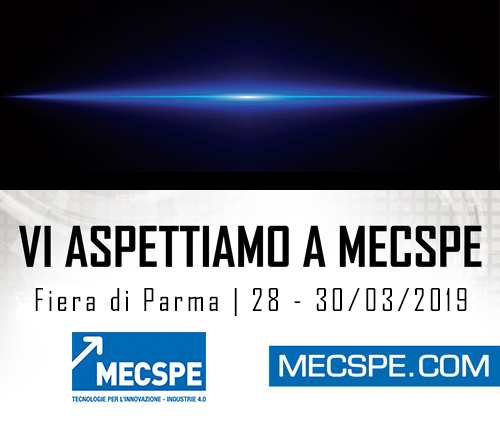 Partecipiamo a MECSPE 2019