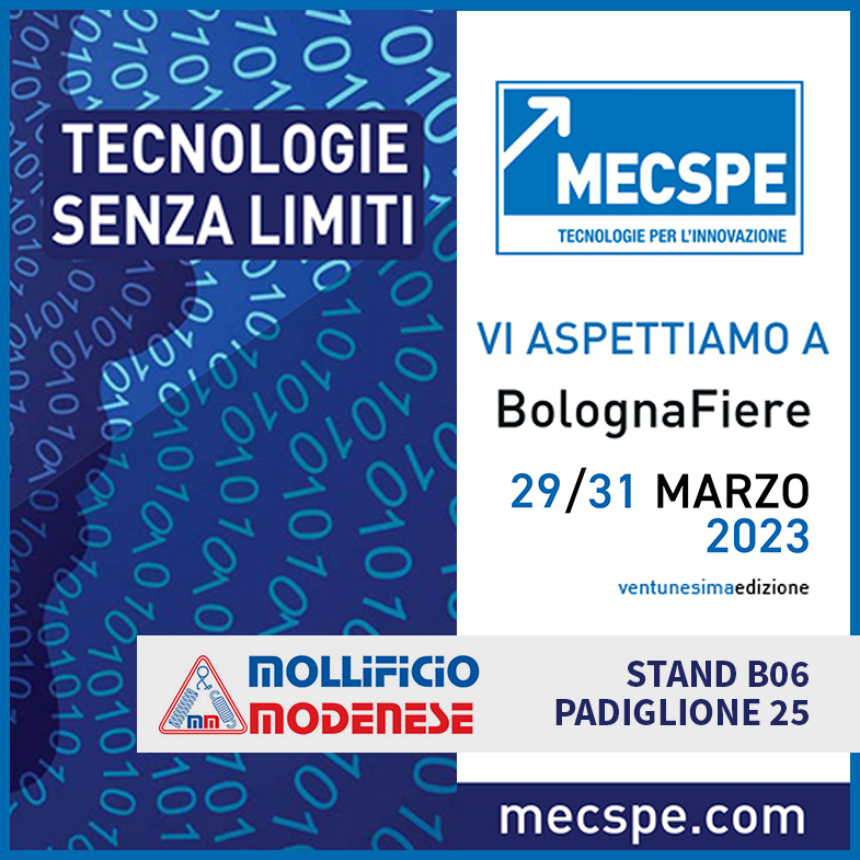 Dal 29, 30 e 31 marzo saremo presenti al MecSpe di Bologna.
